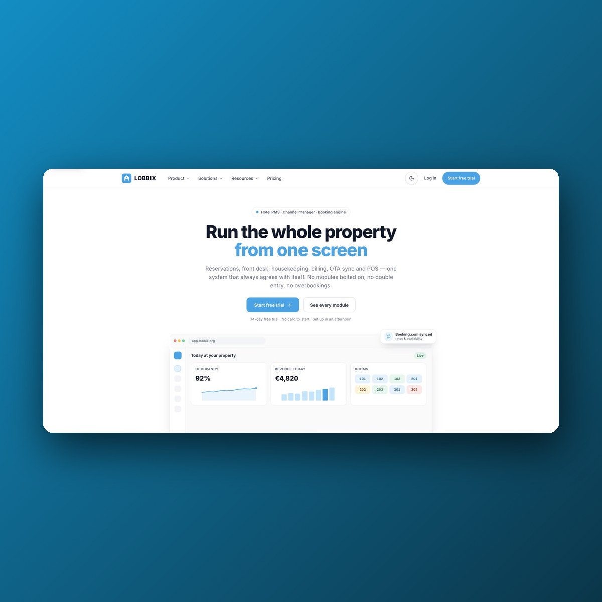 Lobbix — product screenshot