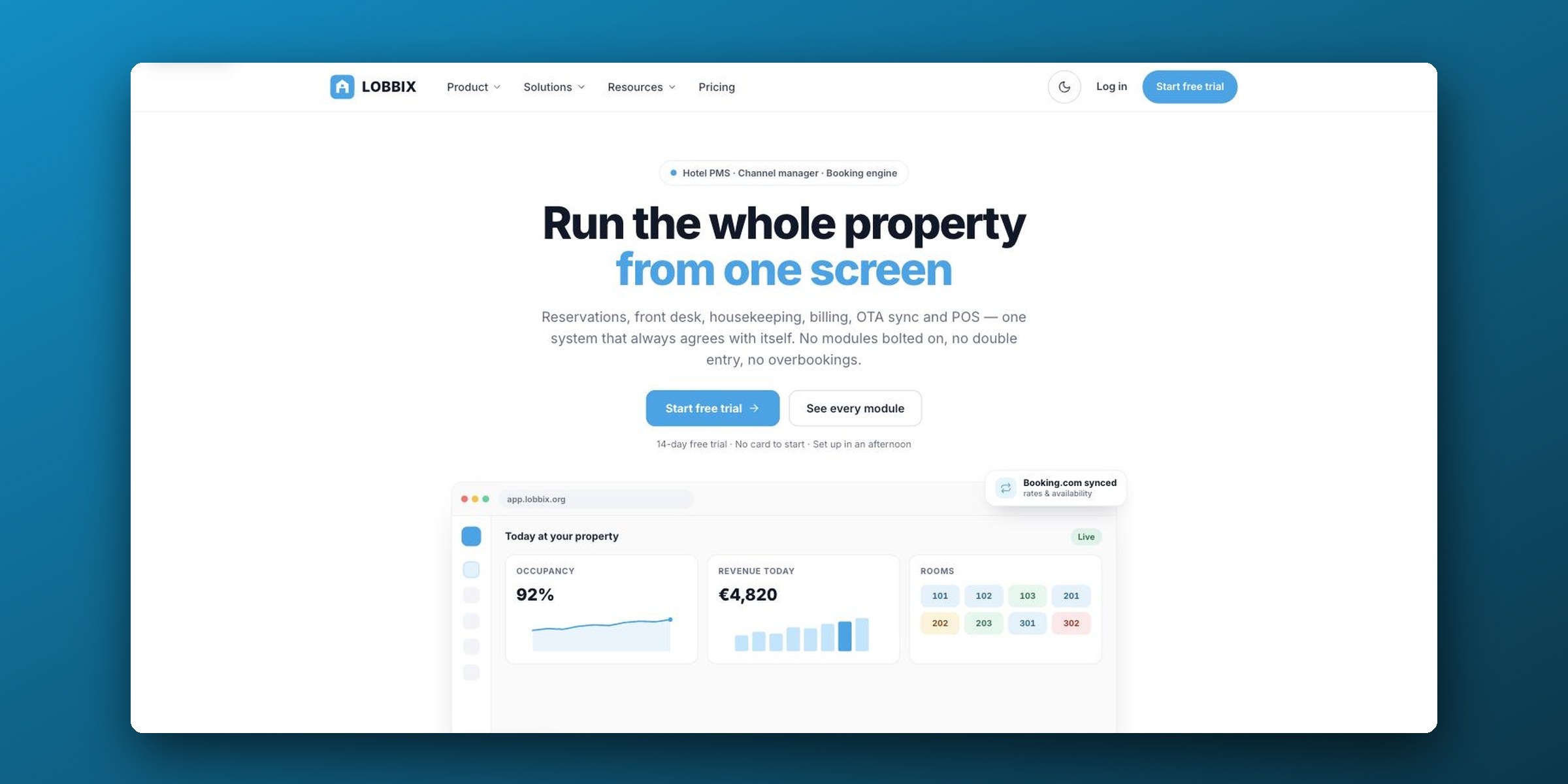 Lobbix — product screenshot